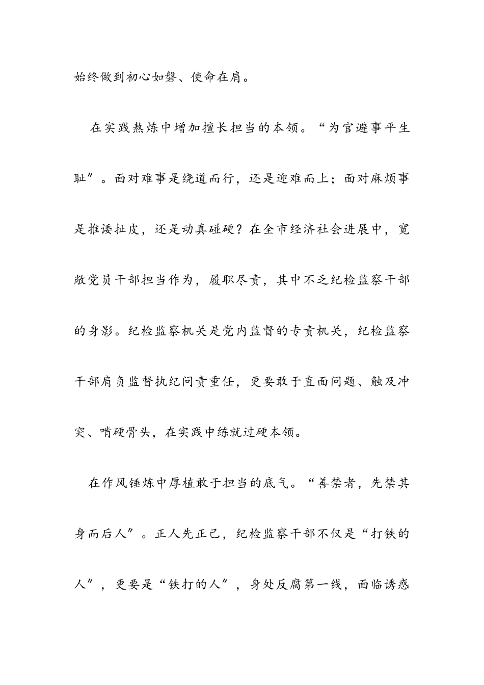 2023年青年纪检监察干部工作心得体会共5篇.docx_第3页