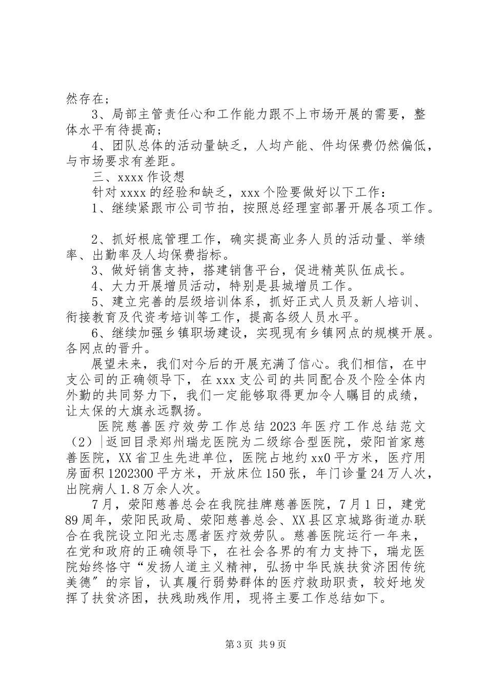 2023年医疗工作总结4篇.docx_第3页
