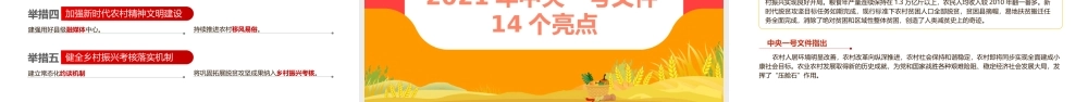 2021中央一号文件解读模板（PPT）.pptx