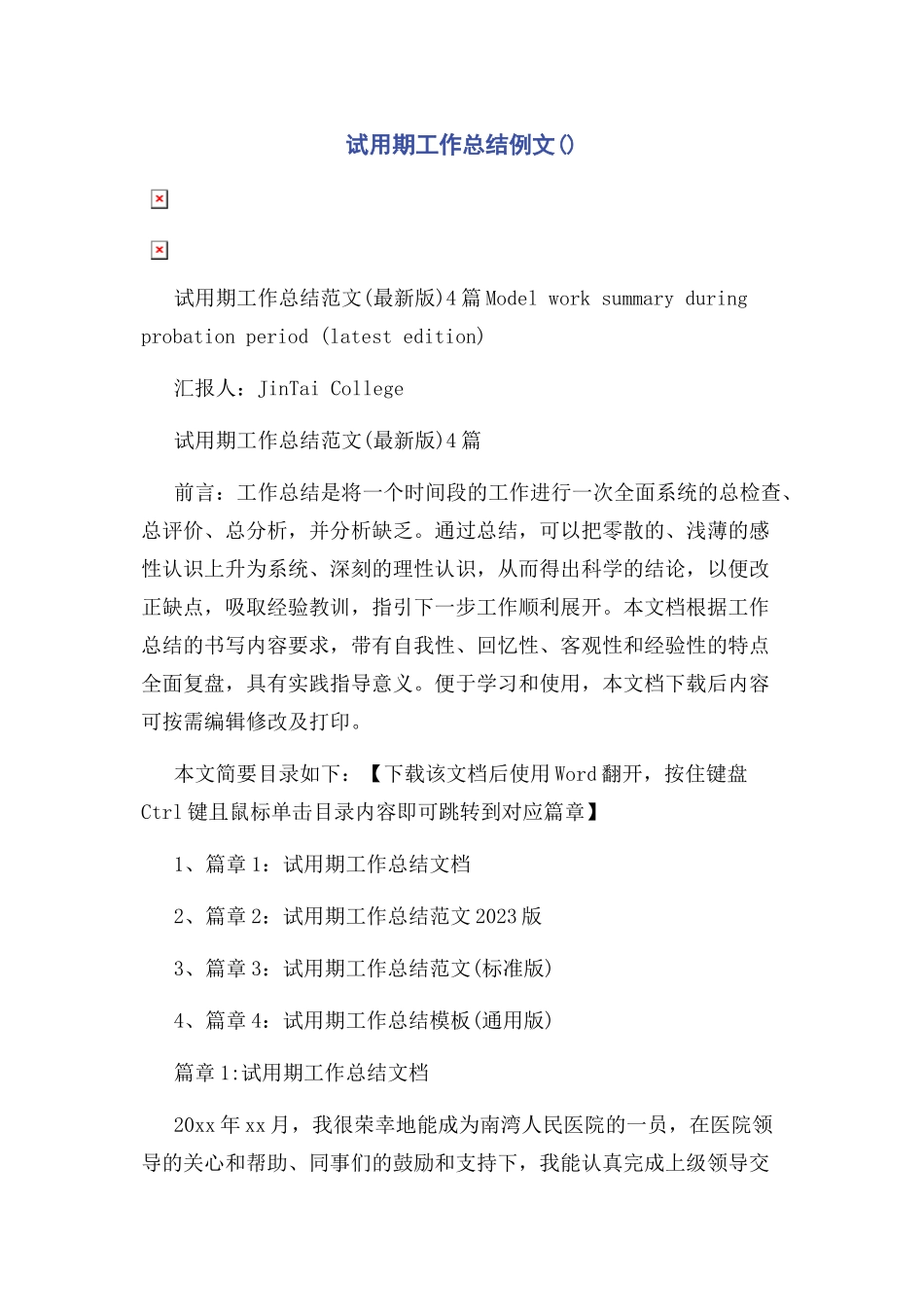 2023年试用期工作总结例文.docx_第1页