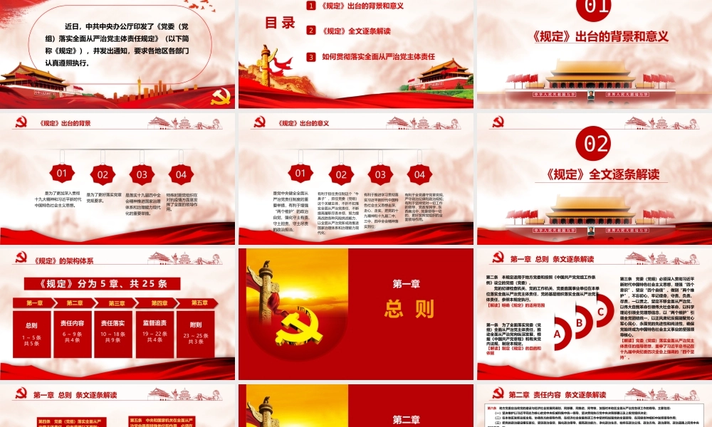 党委党组落实全面从严治党主体责任规定专题辅导讲稿.pptx