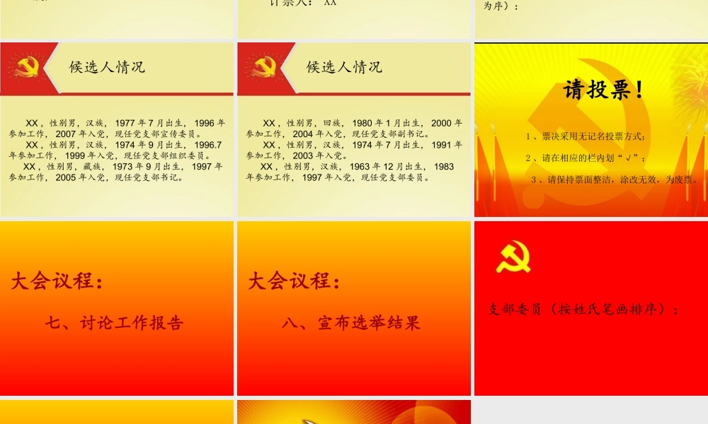 党支部换届PPT.ppt