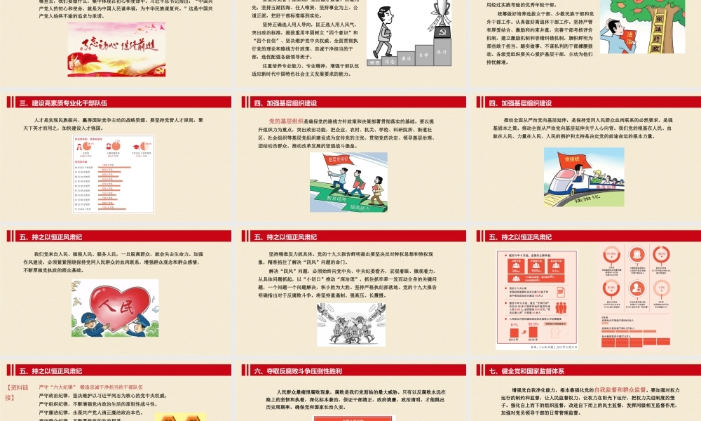 入党培训PPT：第九章 全面从严治党.pptx