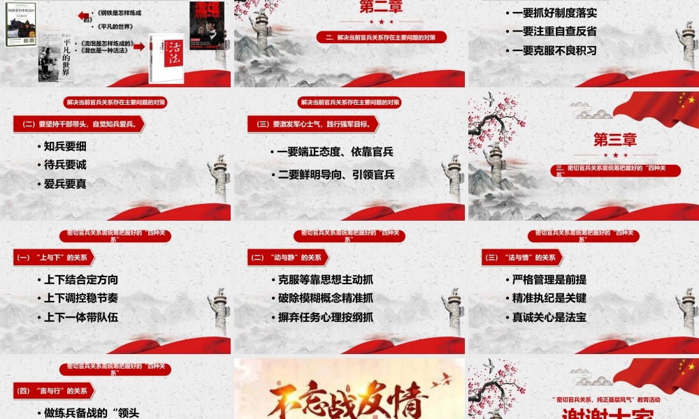 谈谈官兵关系中的战友情PPT.pptx