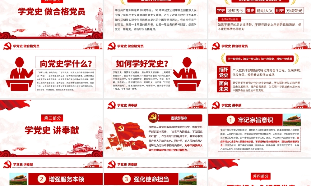 学党史、做合格党员.pptx
