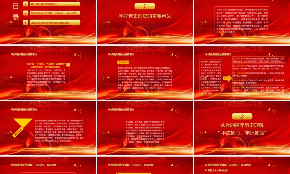 学习党史国史 学习创新理论.pptx
