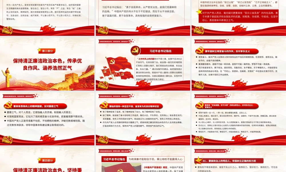 永葆清正廉洁的政治本色.pptx