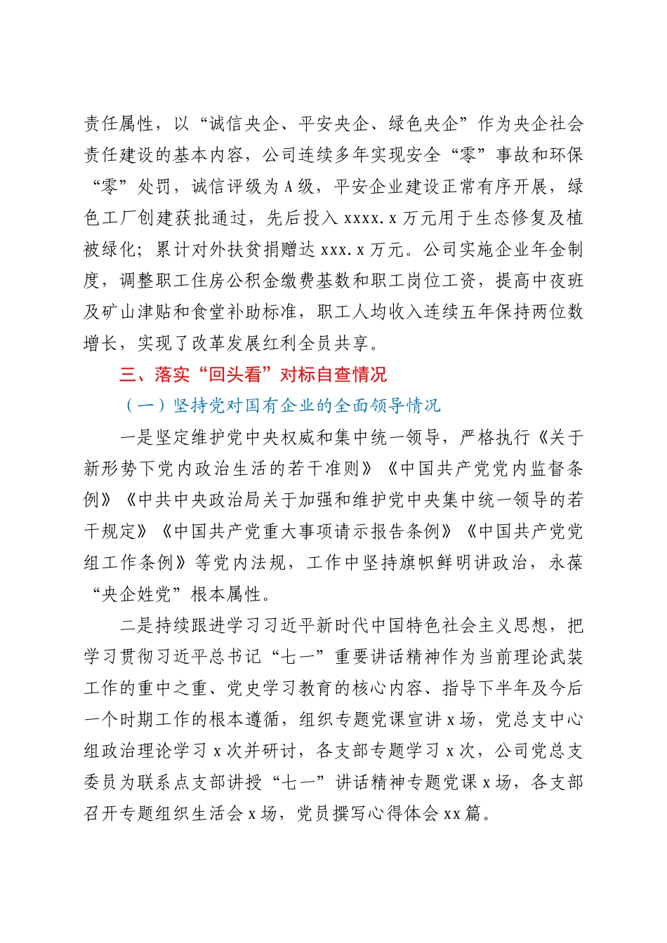 国企党建工作会议精神贯彻落实情况回头看自查报告.docx_第3页