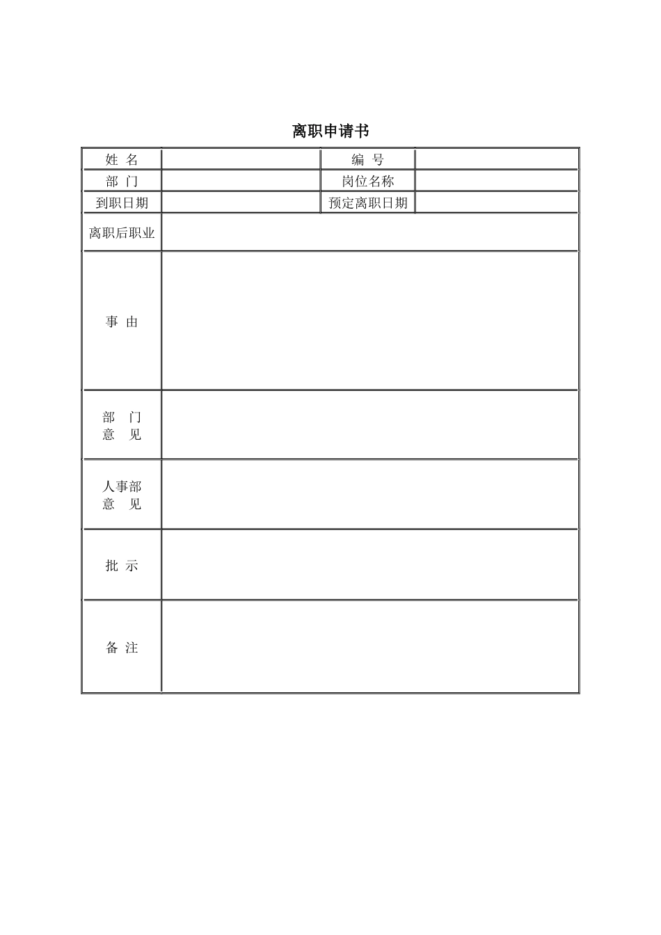 离职申请书.docx_第1页