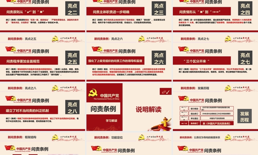 2019【PPT】新中国共产党问责条例解读学习PPT课件.pptx