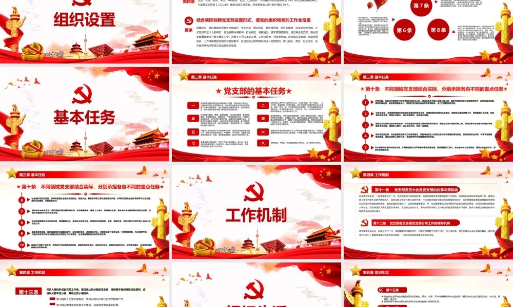 中国共产党支部工作条例.pptx