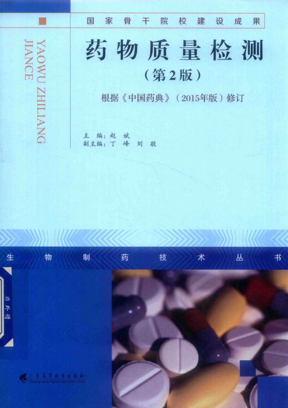 药物质量检测根据2015年版修订第2版_赵斌主编；丁峰刘敬副主编.pdf_第1页