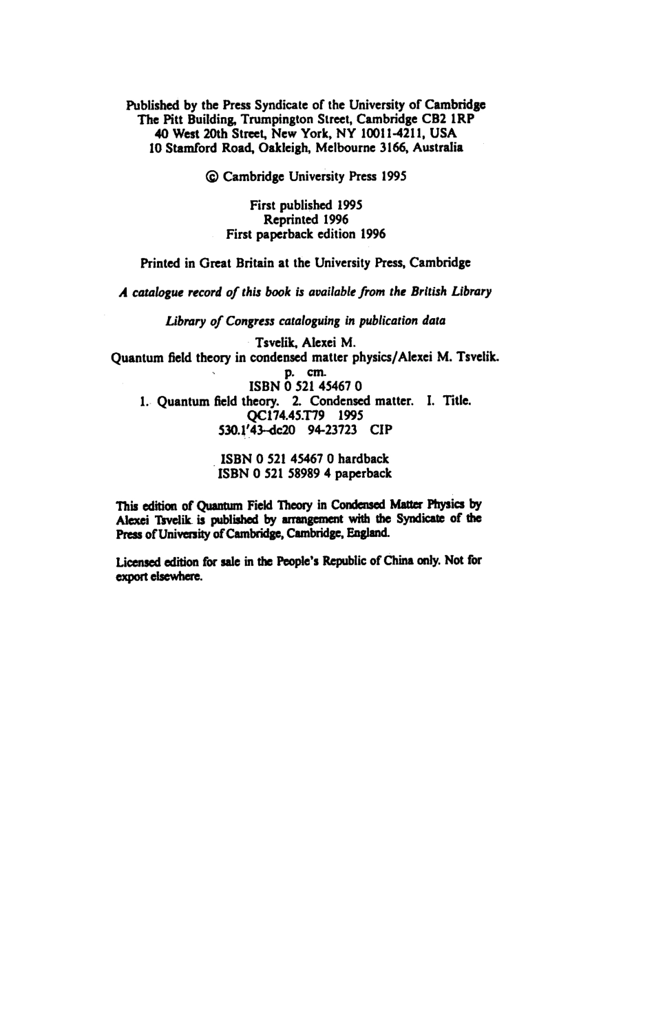 凝聚态物理学中的量子场论英文版_（英）Alexei M.Tsvelik著.pdf_第3页