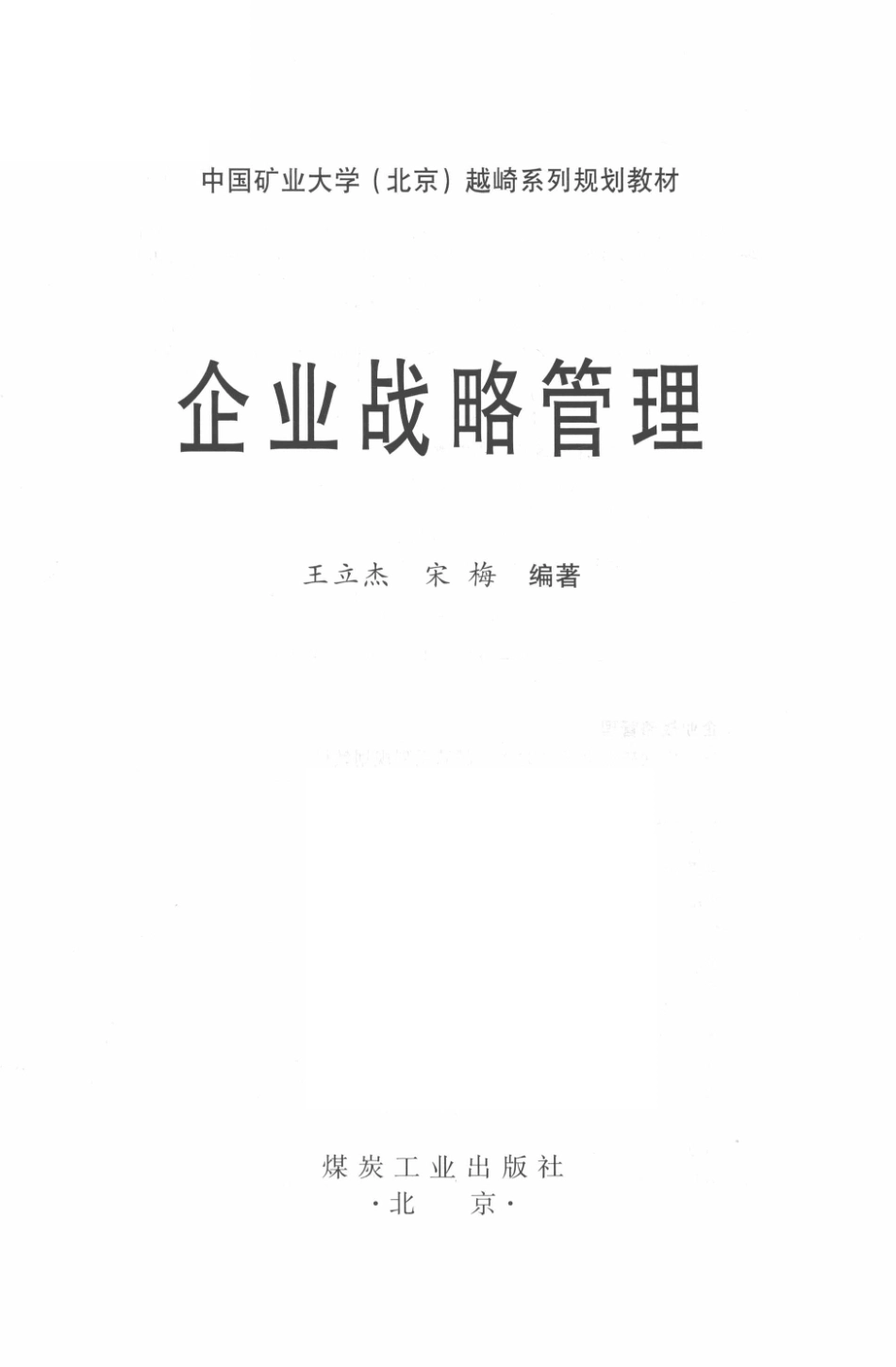 企业战略管理_王立杰宋梅编著.pdf_第2页