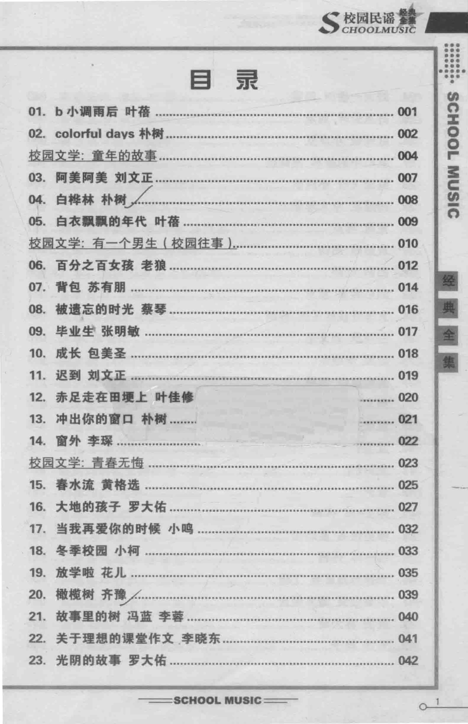 校园民谣经典全集_李萍编辑.pdf_第2页