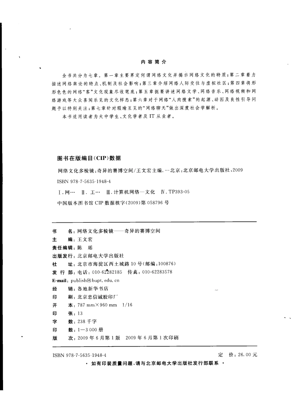 网络文化多棱镜奇异的赛博空间_王文宏主编.pdf_第3页