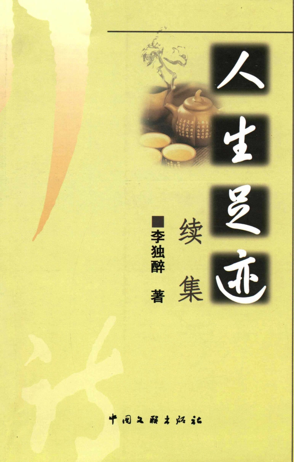 新视野文丛人生足迹续集_李独醉著.pdf_第1页