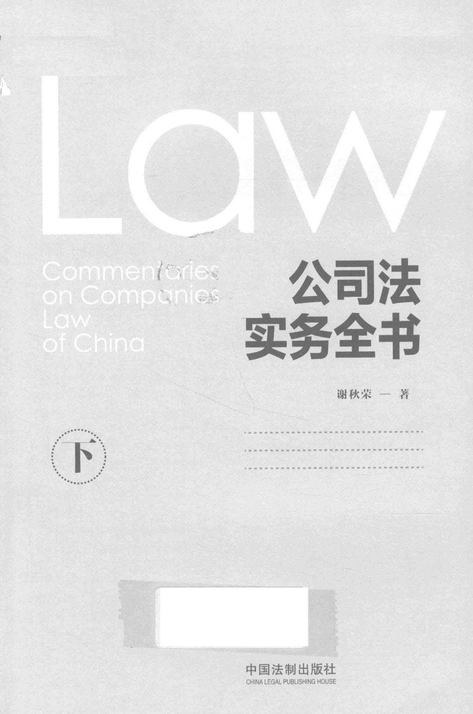 公司法实务全书下_谢秋荣著.pdf_第2页