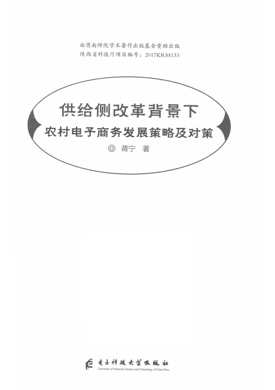 供给侧改革背景下农村电子商务发展策略及对策_蒋宁著.pdf_第2页