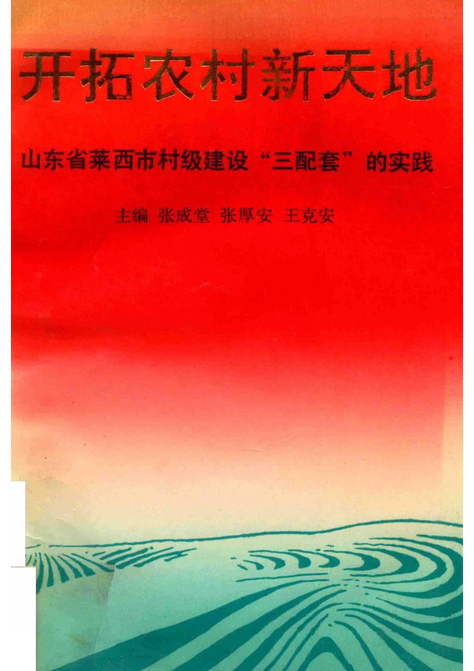 开拓农村新天地山东省莱西市村级建设“三配套”的实践_张成堂张厚安王克安主编.pdf_第1页