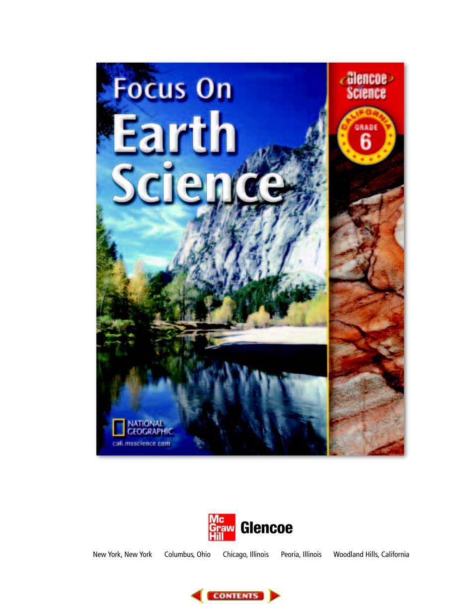 美国加州教材 Focus On Earth Science California Grade 6.pdf_第2页