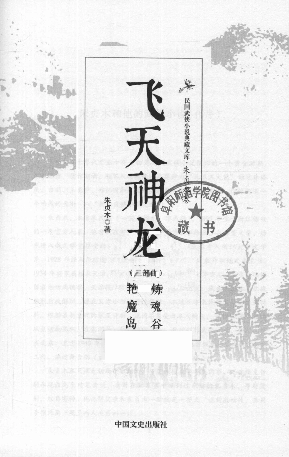 民国武侠小说典藏文库 朱贞木10卷 飞天神龙.pdf_第3页