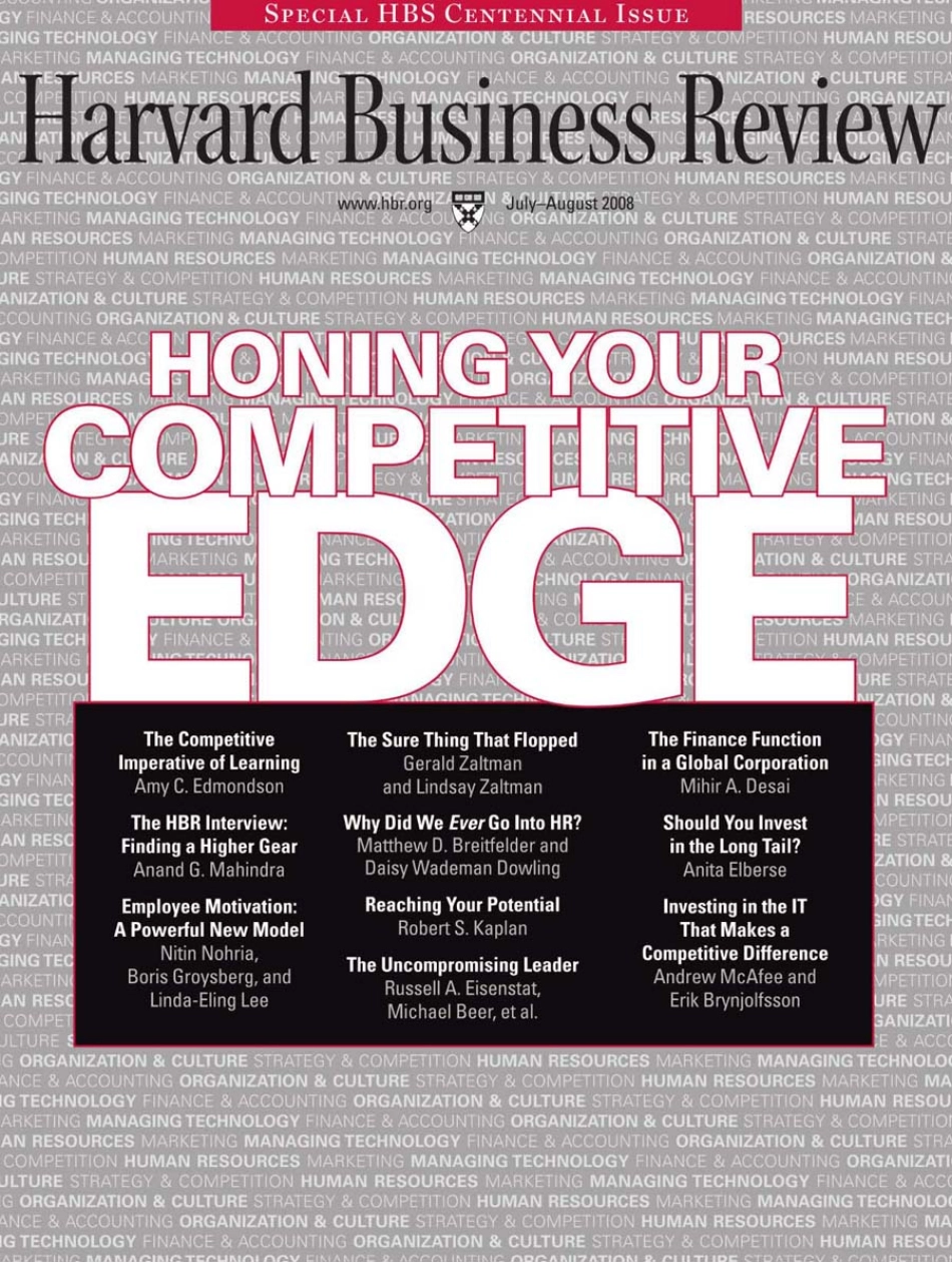 Harvard Business Review - 2008.07,08.pdf_第1页