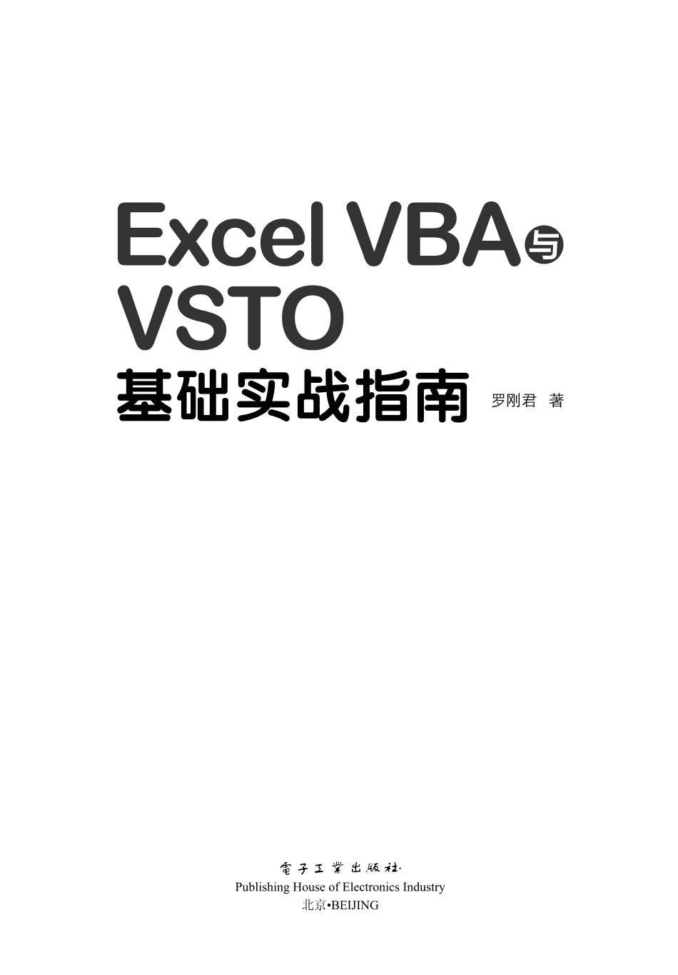 Excel VBA与VSTO基础实战指南.pdf_第1页