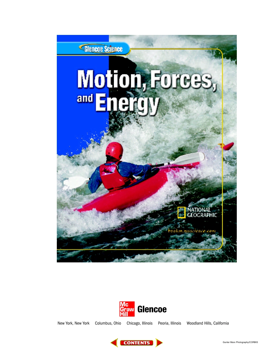 美国加州教材 Glencoe Science - Module M - Motion, Forces, And Energy - Mcgraw-hill 2005.pdf_第1页