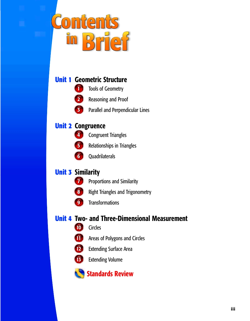 美国加州教材 California Geometry - Concepts, Skills, And Problem Solving.pdf_第3页