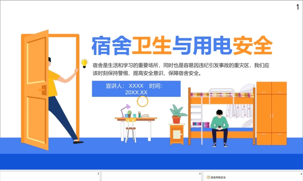 宿舍卫生与用电安全.pptx