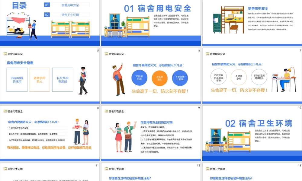宿舍卫生与用电安全.pptx