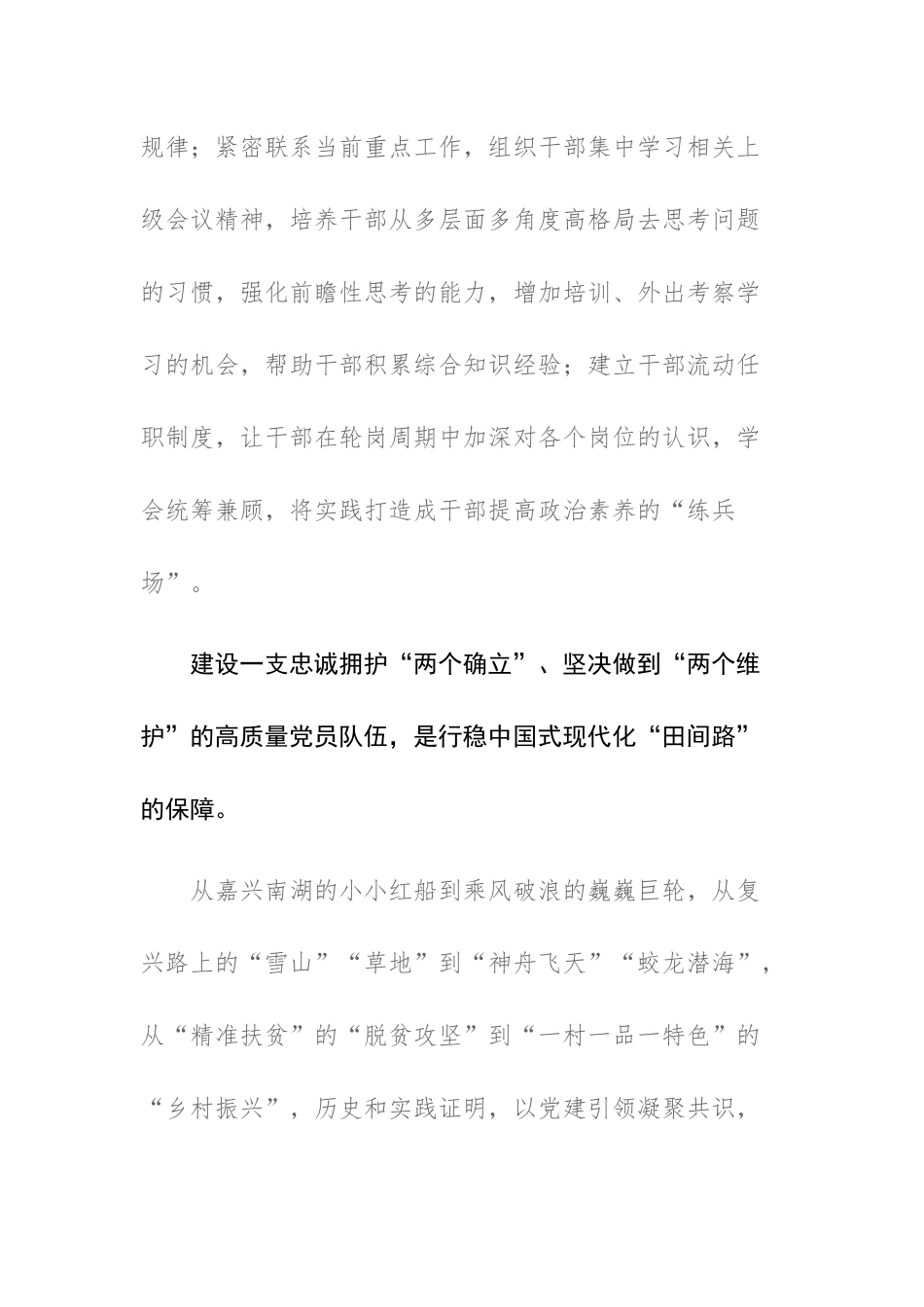 党组织2023年专题学习研讨交流会上的发言材料范文2篇.docx_第3页