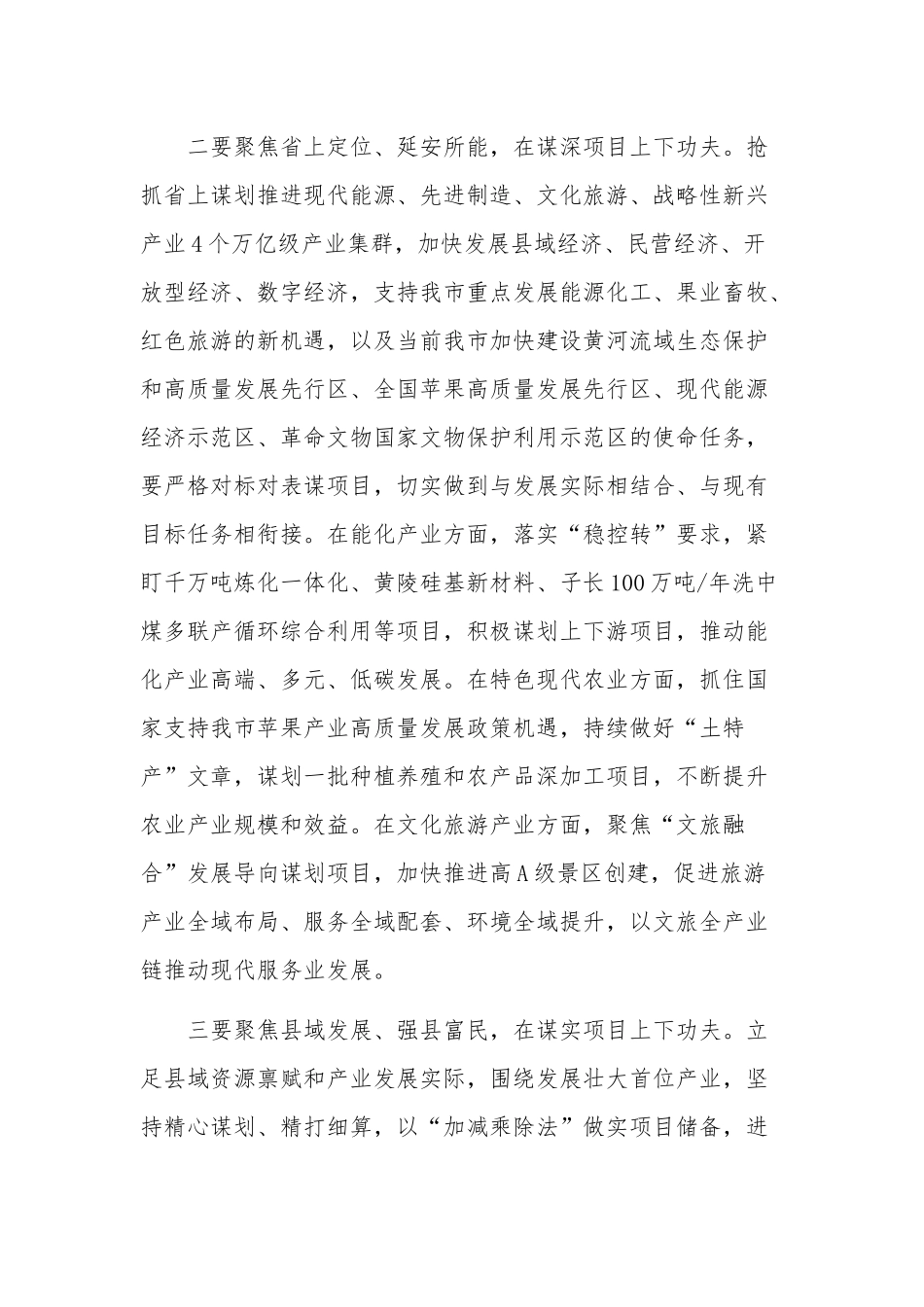 在高质量项目建设工作会议上的讲话稿范文.docx_第2页