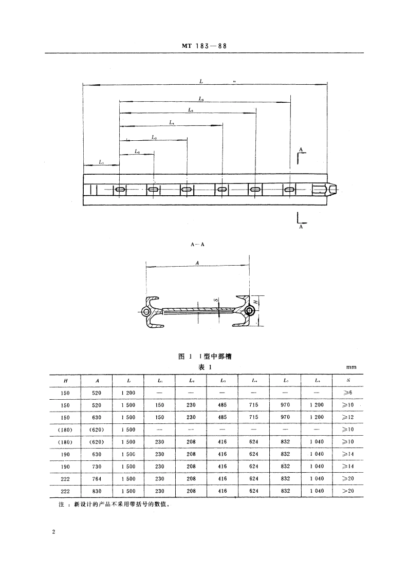刮板输送机中部槽 MT 183-1988.pdf_第3页
