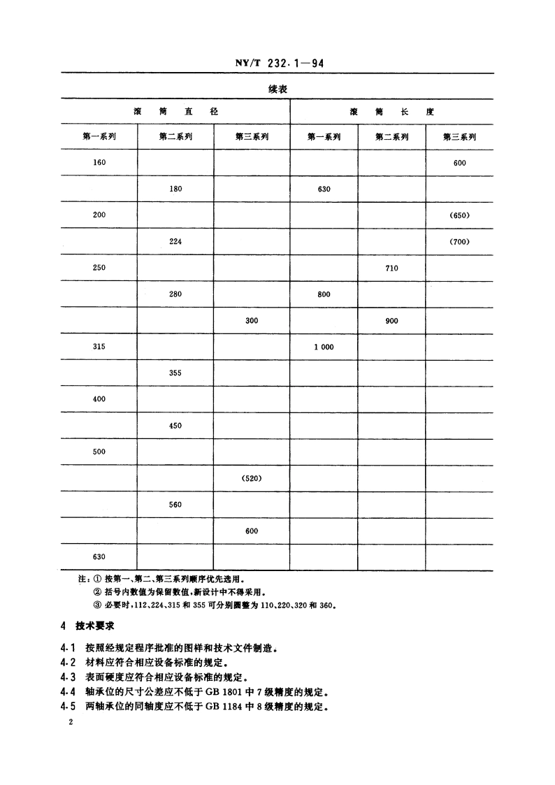 制胶设备基础件 辊筒 NYT 232.1-1994.pdf_第3页