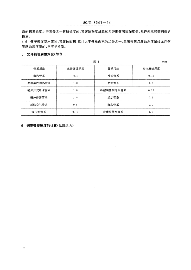 渔船管系修理技术要求 SCT 8041-1994.pdf_第3页