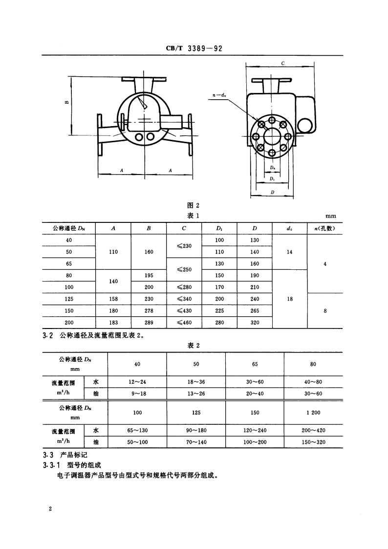电子温度自动调节器 CBT 3389-1992.pdf_第3页