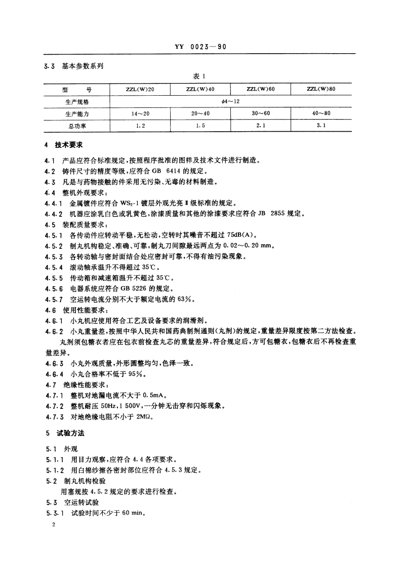 自动中药小丸机 YY 0023-1990.pdf_第3页