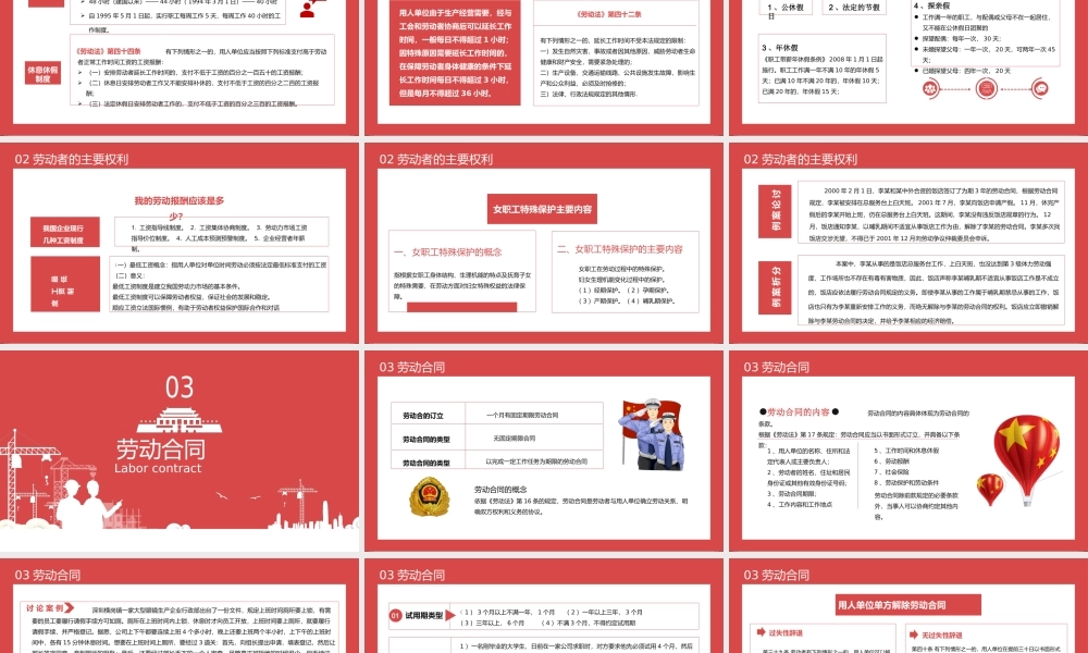劳动法员工科普教育PPT.pptx