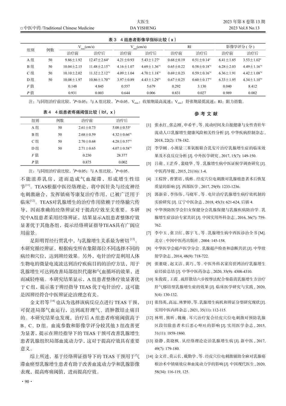 基于经络辨证下经皮穴位电刺...者痛阈、乳腺组织影像的影响_梁晶.pdf_第3页