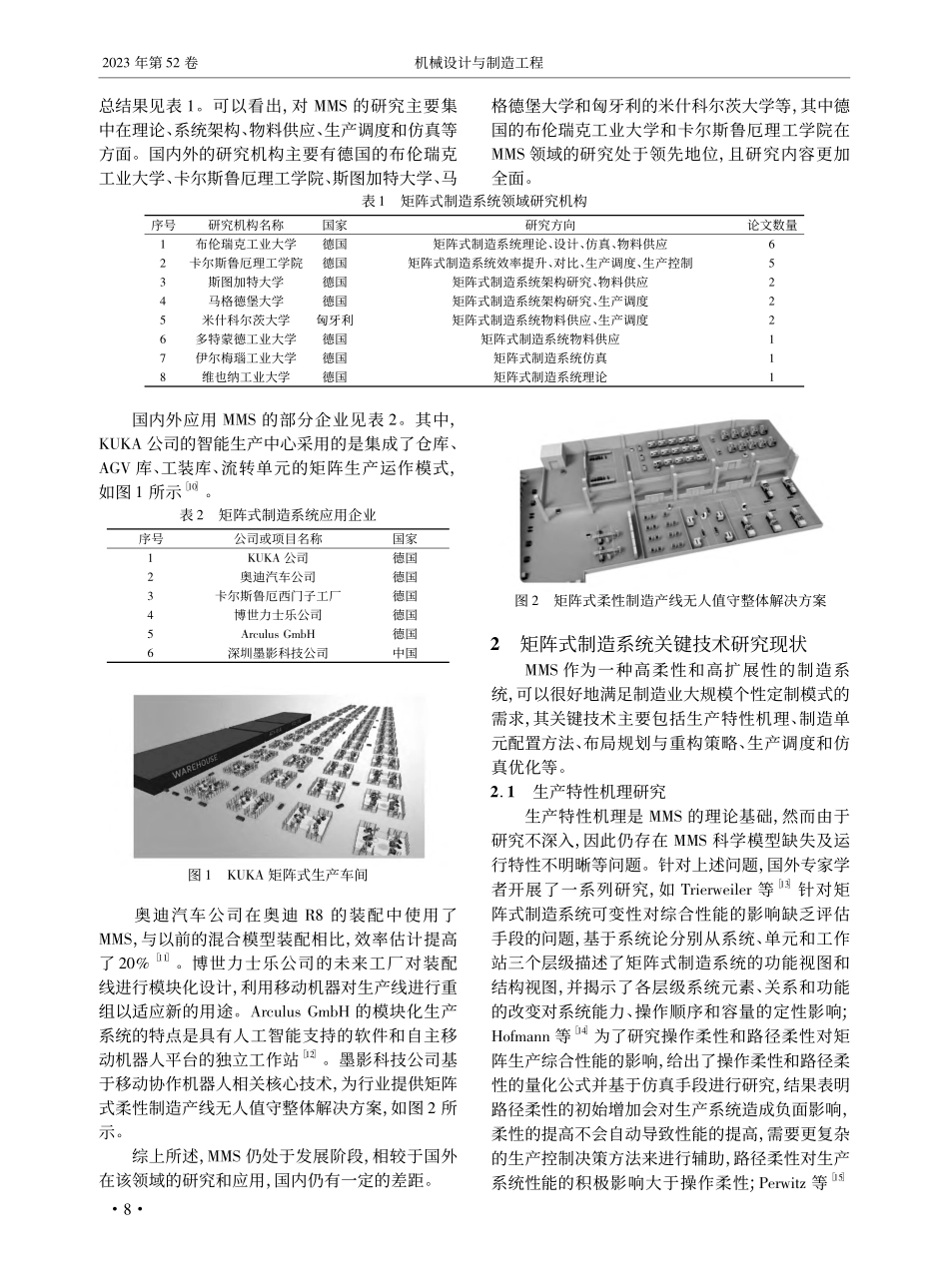 矩阵式制造系统发展现状及关键技术综述_杨开伟.pdf_第2页