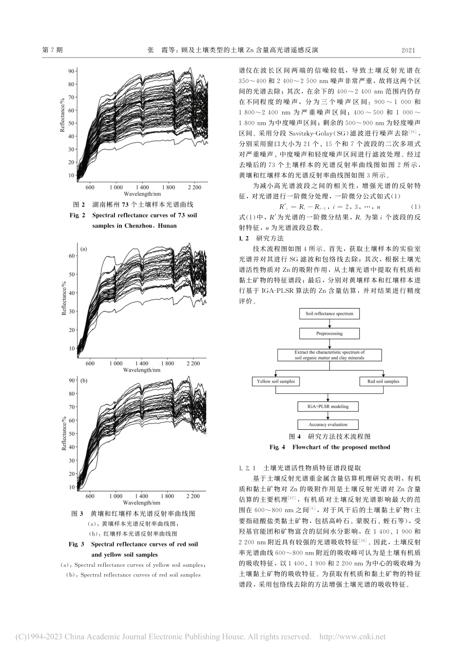 顾及土壤类型的土壤Zn含量高光谱遥感反演_张霞.pdf_第3页