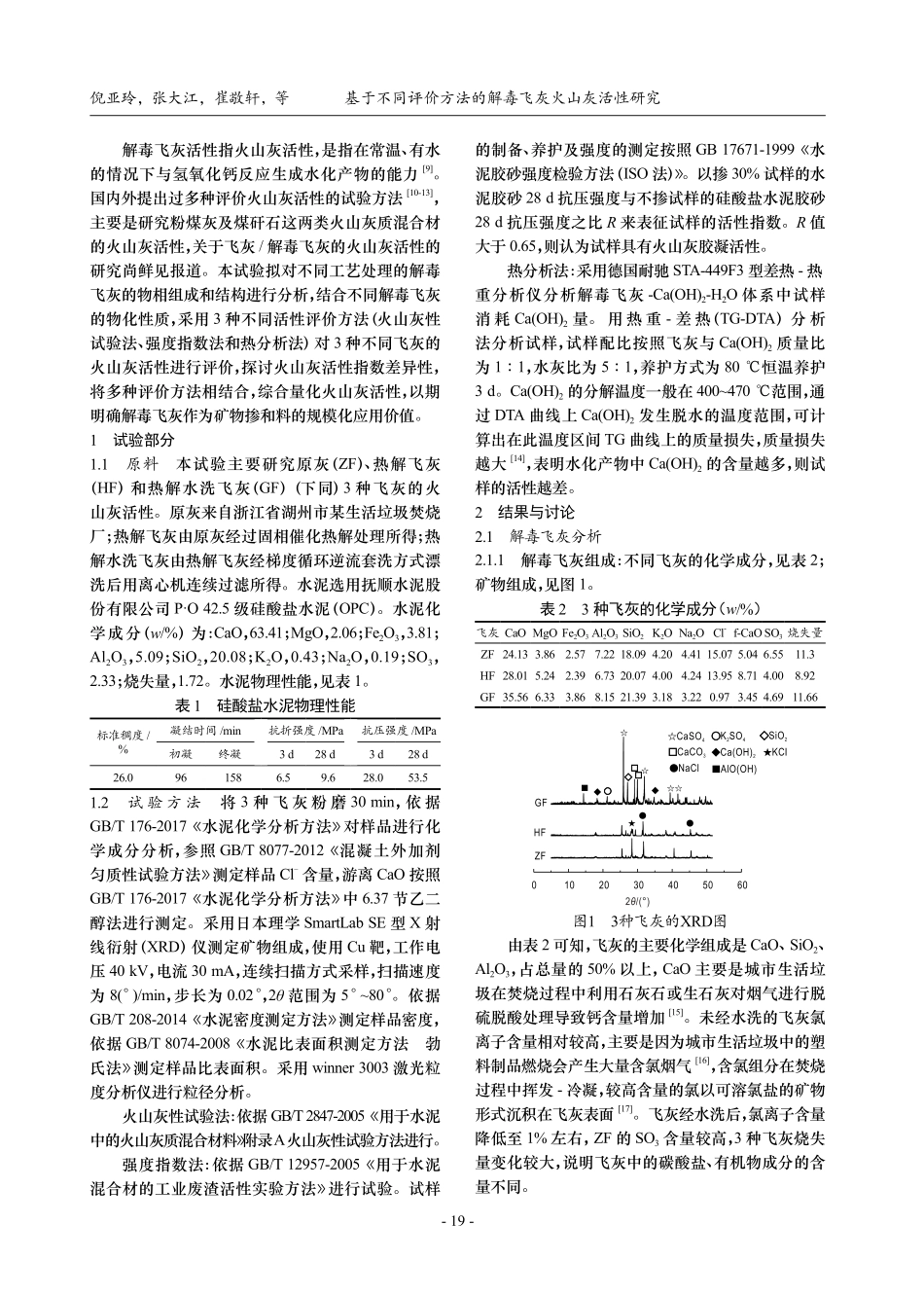 基于不同评价方法的解毒飞灰火山灰活性研究_倪亚玲.pdf_第2页