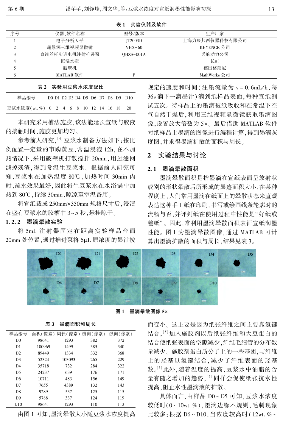 豆浆水浓度对宣纸润墨性能影响初探.pdf_第2页