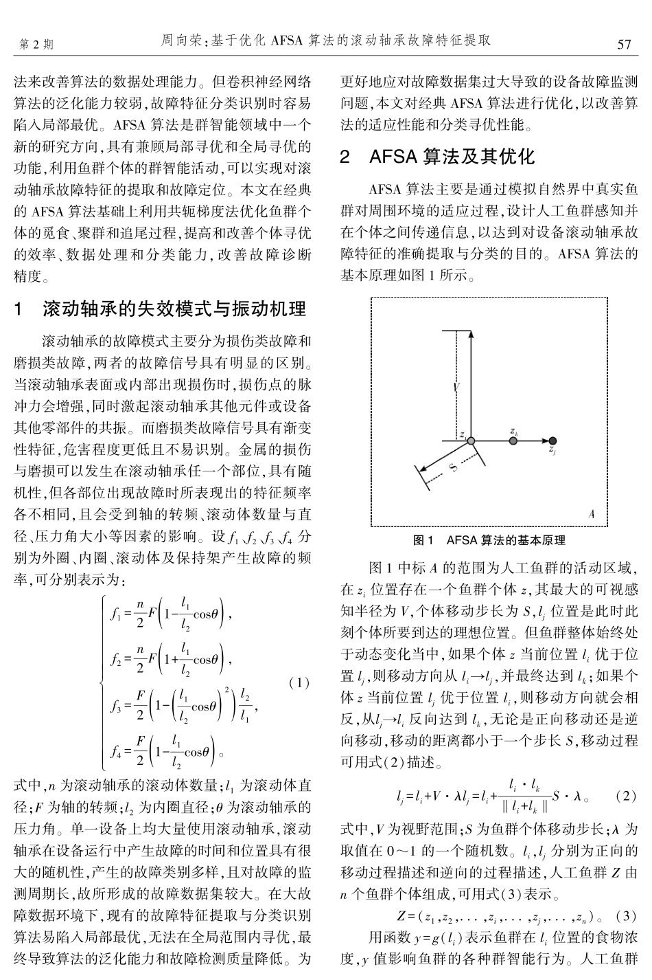 基于优化AFSA算法的滚动轴承故障特征提取.pdf_第2页