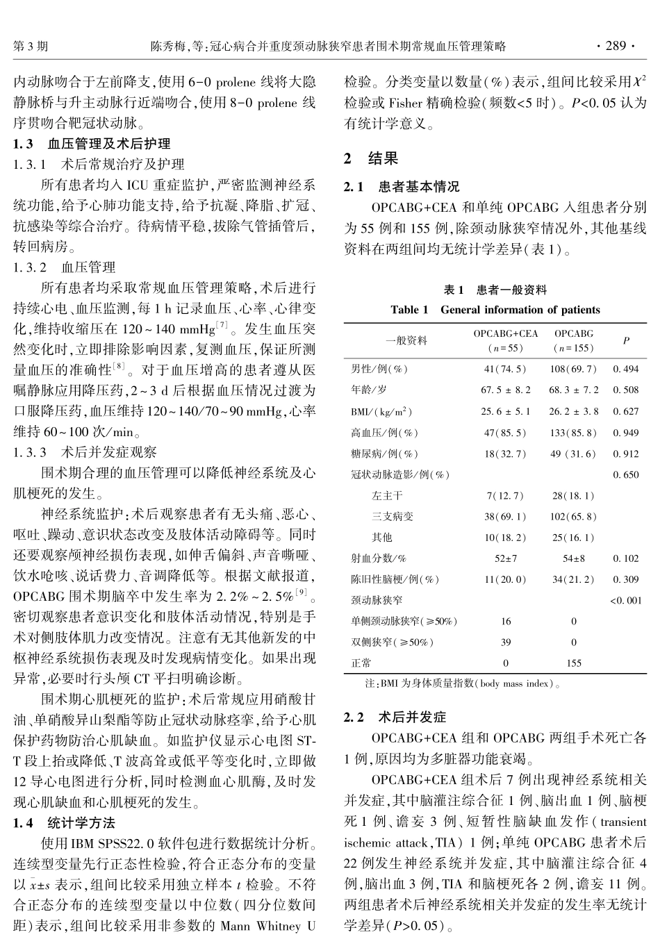 冠心病合并重度颈动脉狭窄患者围术期常规血压管理策略.pdf_第3页