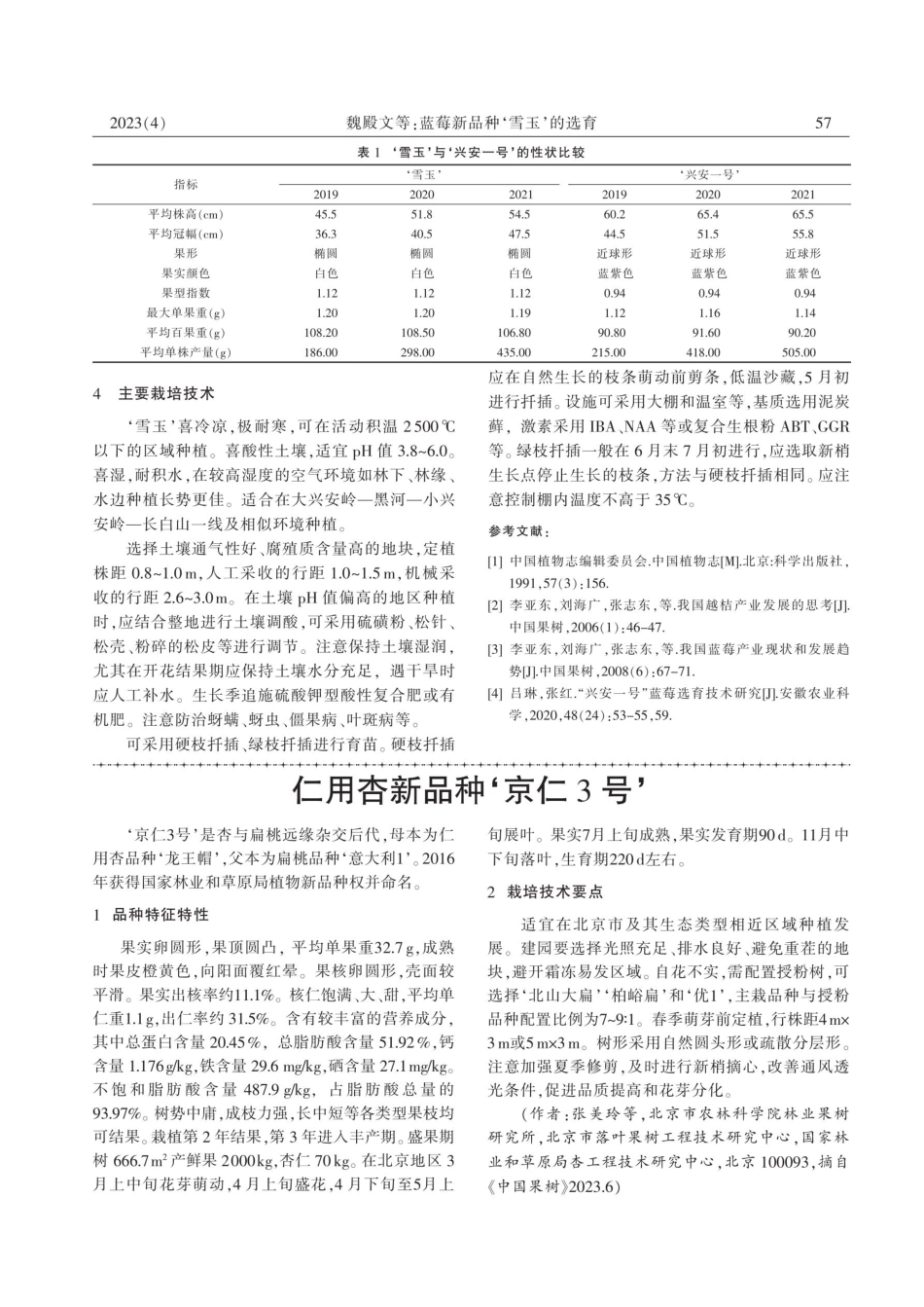 仁用杏新品种‘京仁3号’.pdf_第1页
