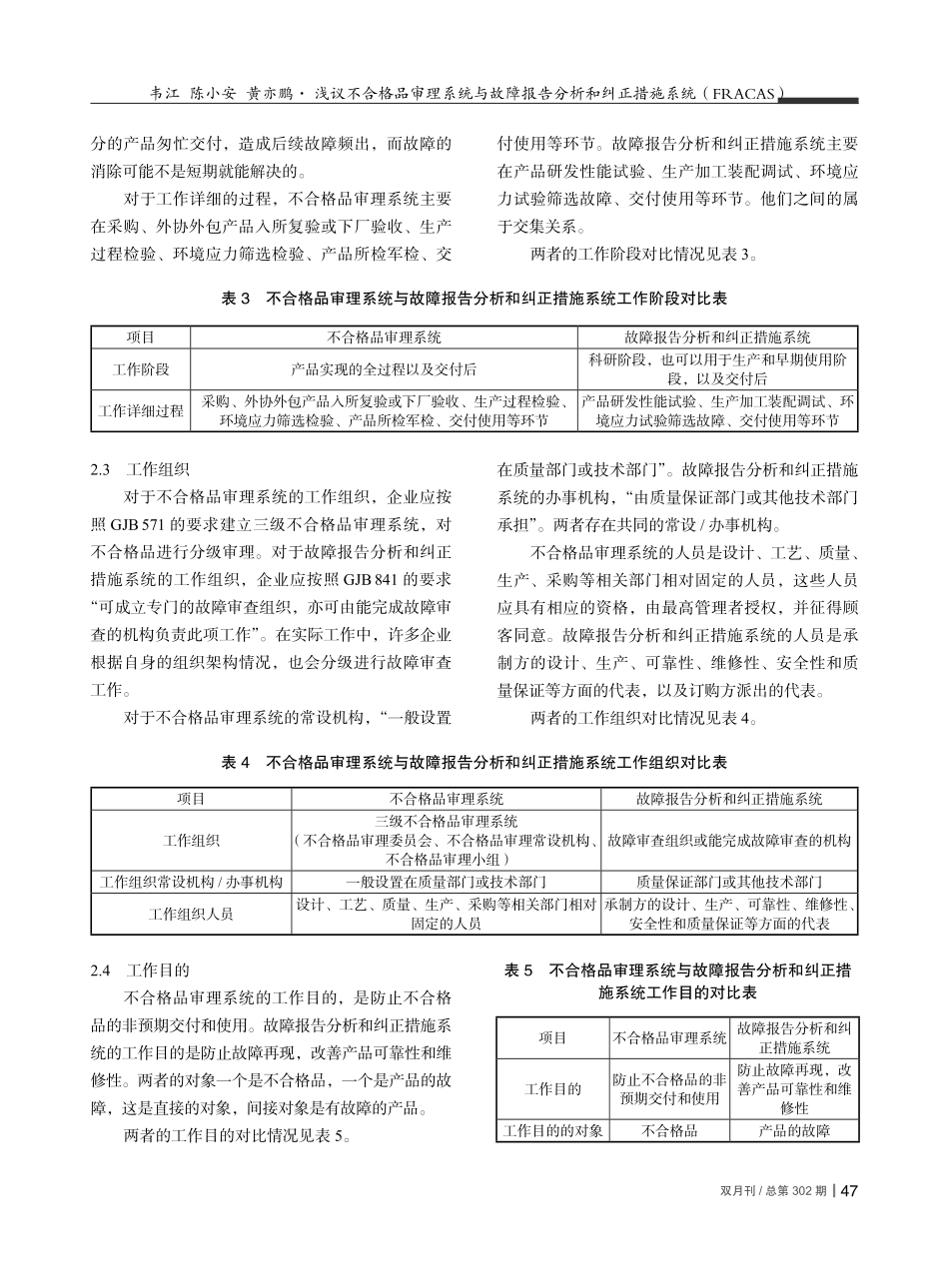 浅议不合格品审理系统与故障...正措施系统（FRACAS）_韦江.pdf_第3页