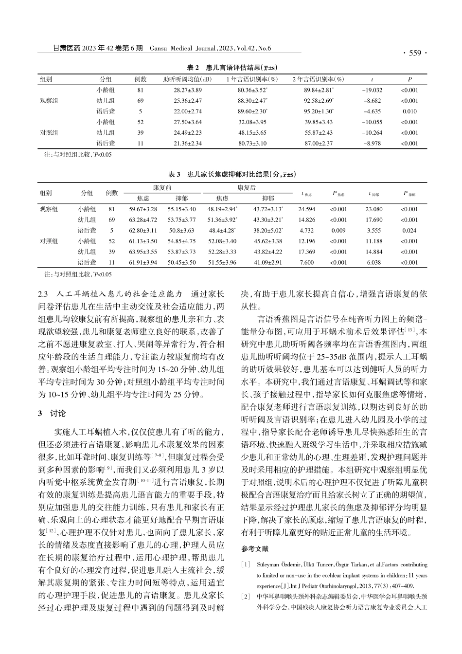 人工耳蜗植入术后康复期的心理护理_程世红.pdf_第3页
